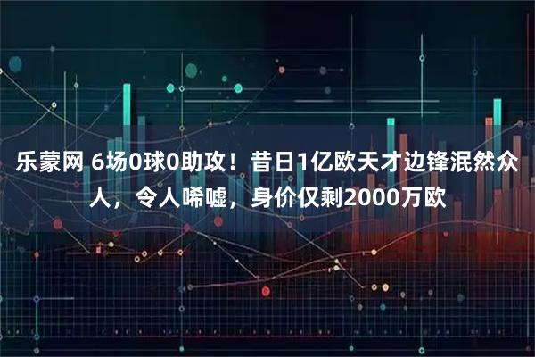 乐蒙网 6场0球0助攻！昔日1亿欧天才边锋泯然众人，令人唏嘘，身价仅剩2000万欧